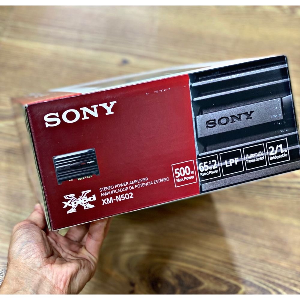 Yangi!Новый!Sony XM-N502 500w 2-канальный усилитель(2 Kanal usilitel)