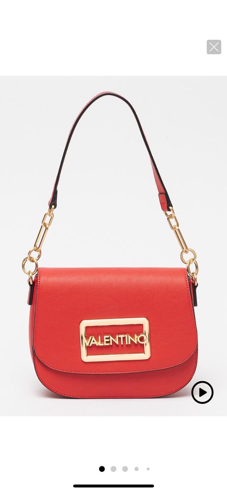 Червена чанта Valentino