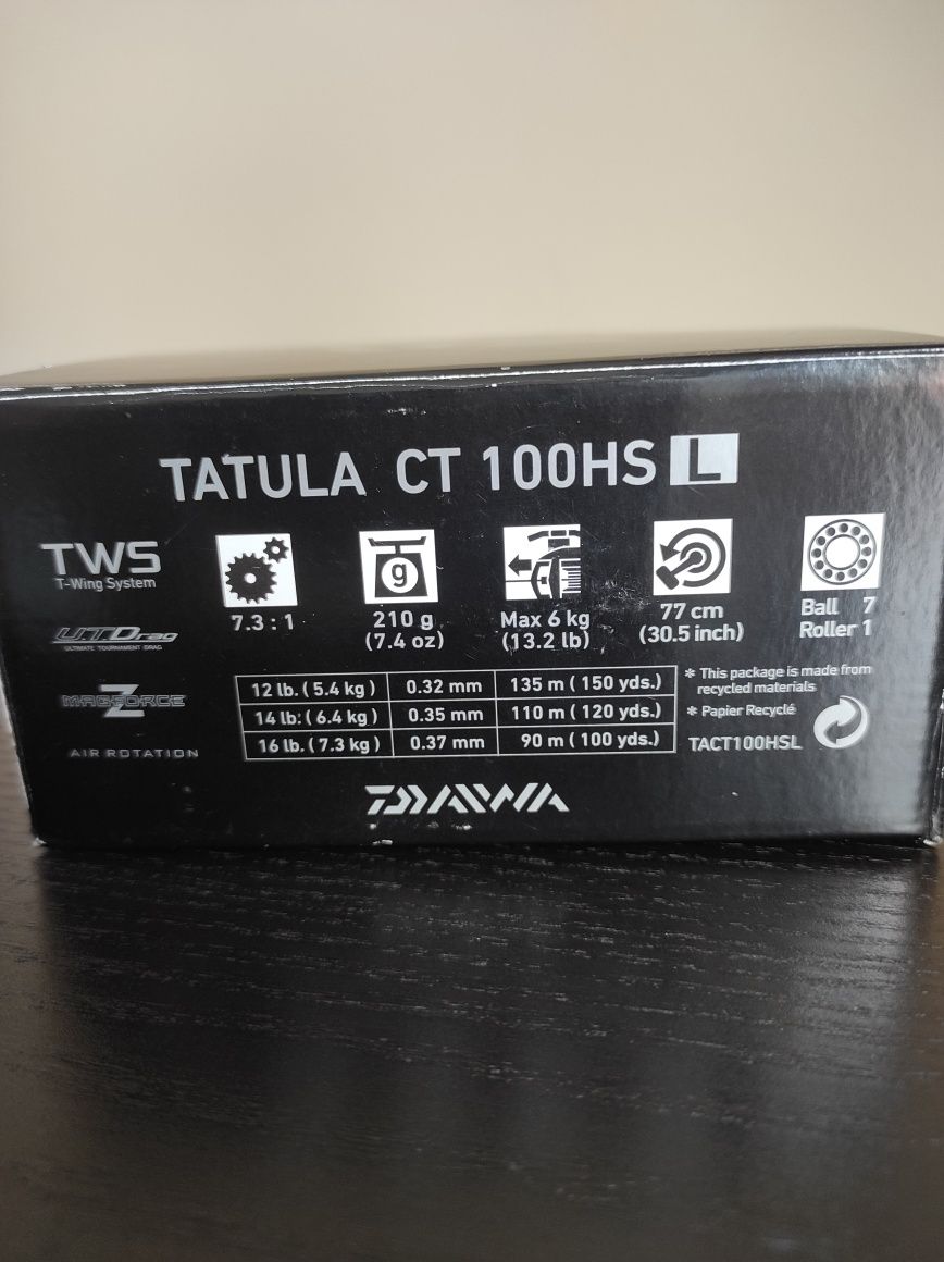 Daiwa Tatula CT 100HS