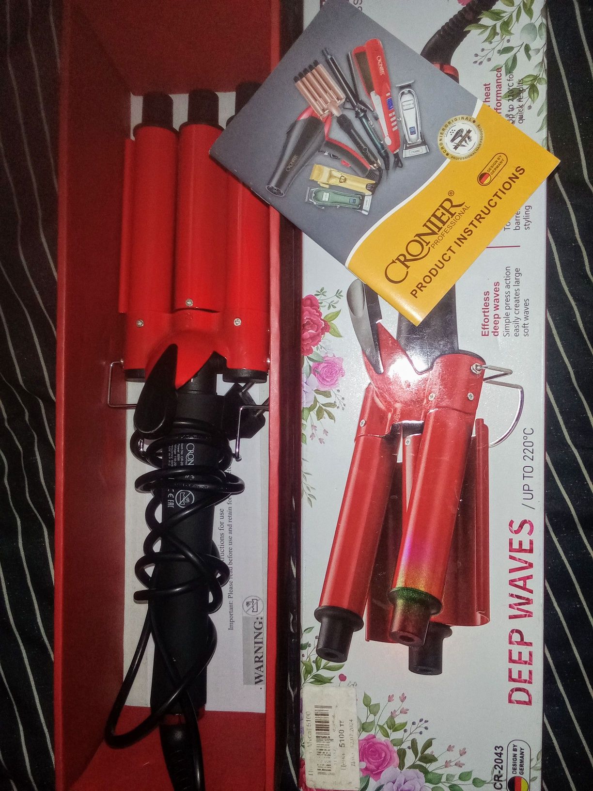 Плойка CRONIER для укладки