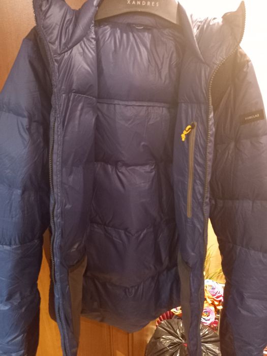 Geaca Forclaz culoare Albastru cu negru