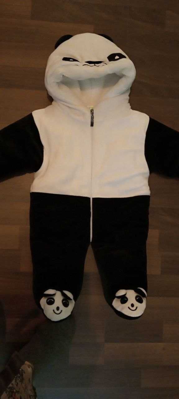Detsky kambinzon bollaga panda