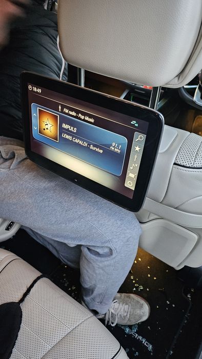 Dvd telecomenzi căști mercedes s clas w222