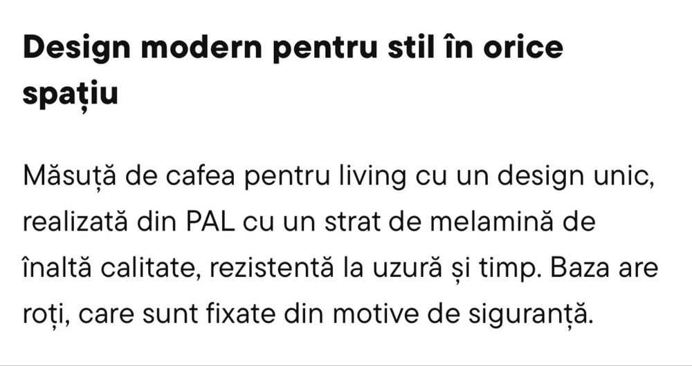 Masa de cafea rustica,deja montata