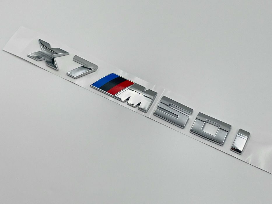 Emblema Compatibila BMW X7M50i crom
