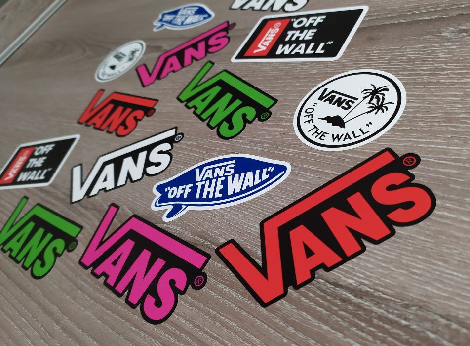 Стикери VANS ВАНС лист А4 - 14 бр общо Sticker