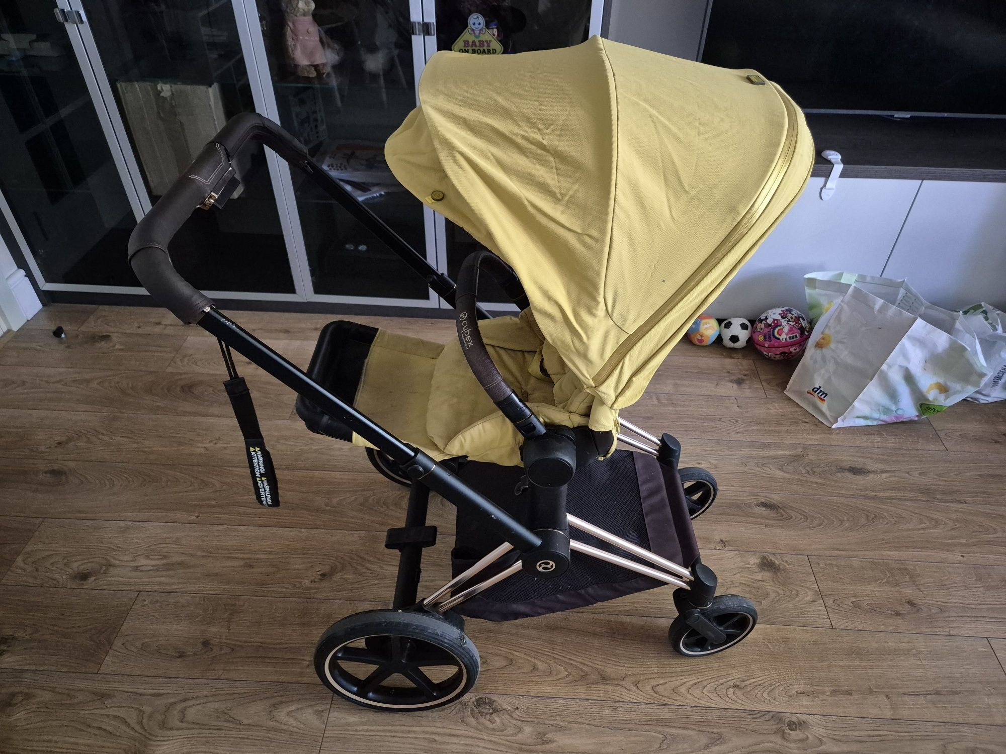 Cybex ePriam Platinum Rose Gold (електрическа) с два коша
