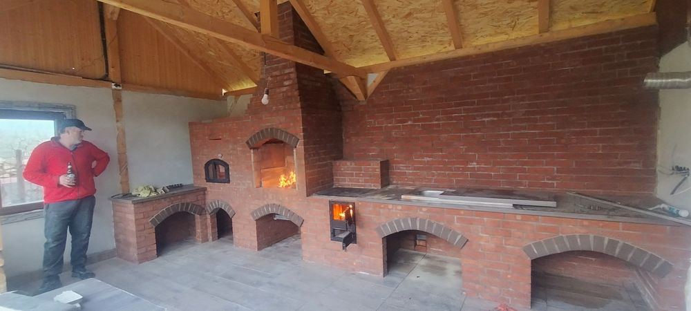 Barbeque/sobe de teracotă