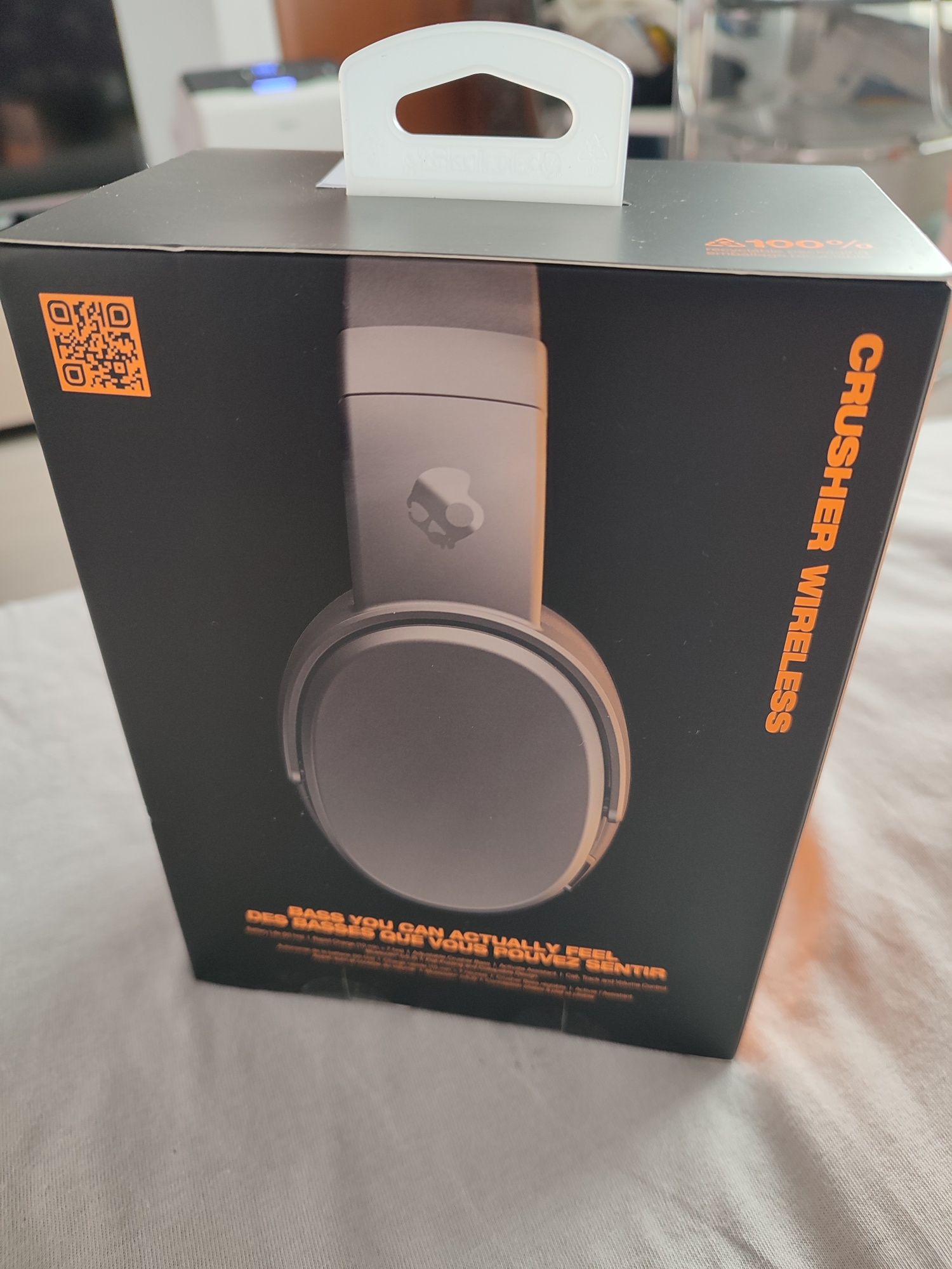 Нови Безжични слушалки с микрофон Skullcandy - Crusher Wireless, черни