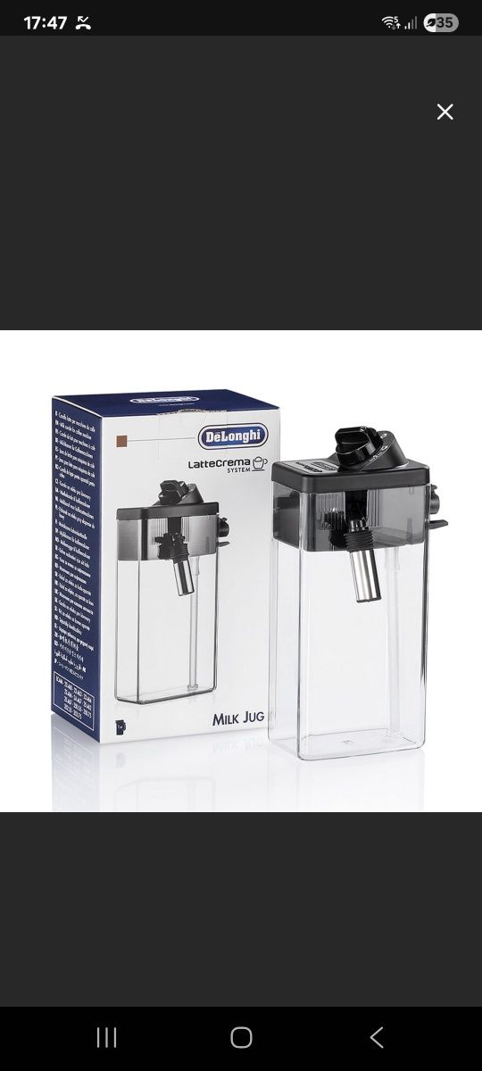 Carafa de lapte delonghi