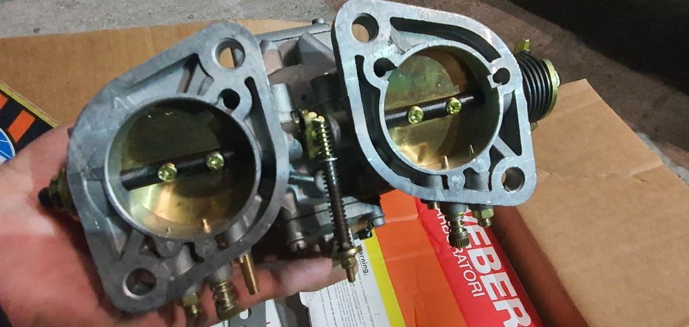 Weber carburatoare 44IDF kafer beetle motor dual port tip 4