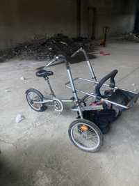 Bicicleta kongo family 2in1  pentru plimbare in parc a copilului