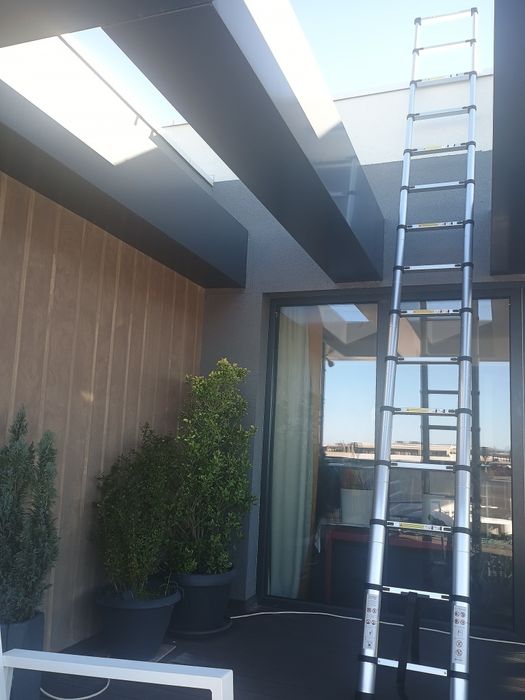 Scara Telescopica 3,8 m din Aluminiu Multifunctionala, Inaltime Regla