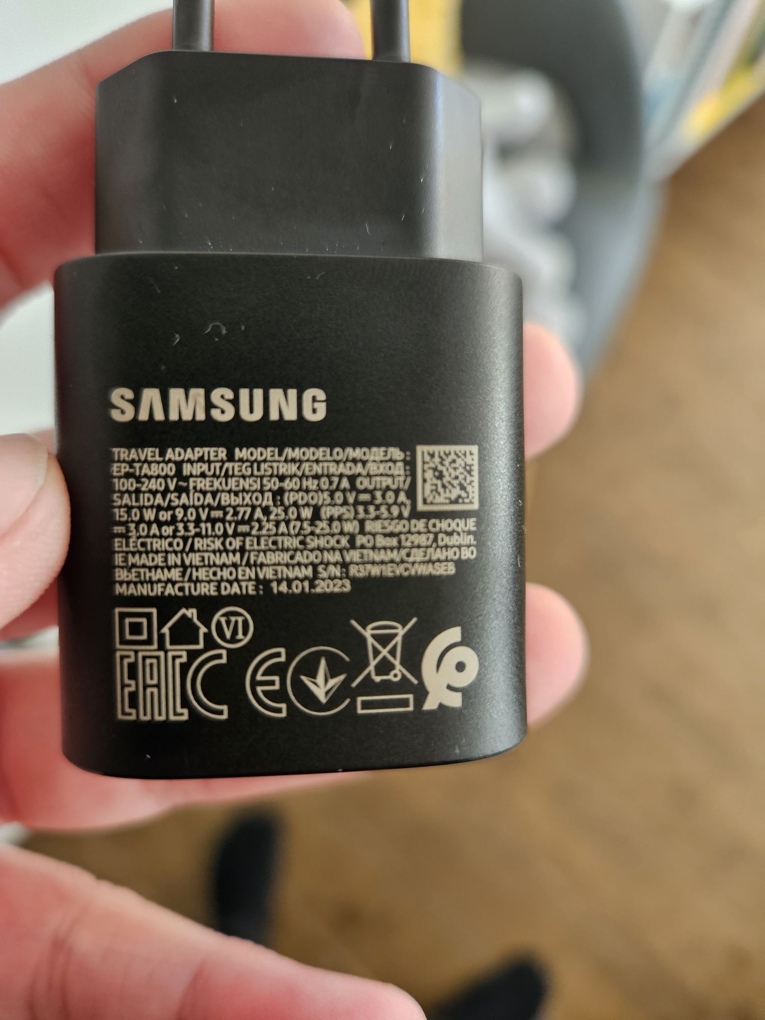 Зарядно устройство Samsung travel power adapter super Fast charging