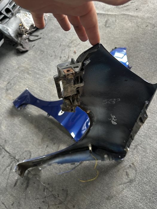 Aripa fata Peugeot 307 an 2001-2008 stanga dreapta gri albastru