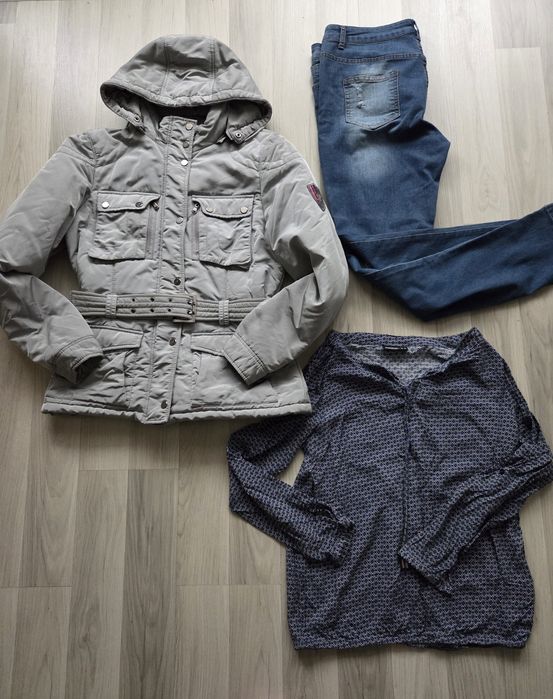 Geaca+blugi +o bluza marime M
