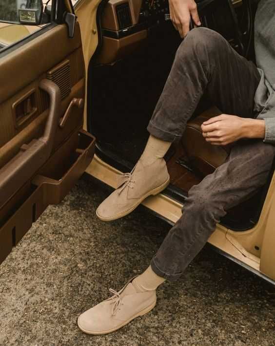 Ghete chukka 40 desert suede premium Carrera NOI piele naturala moale