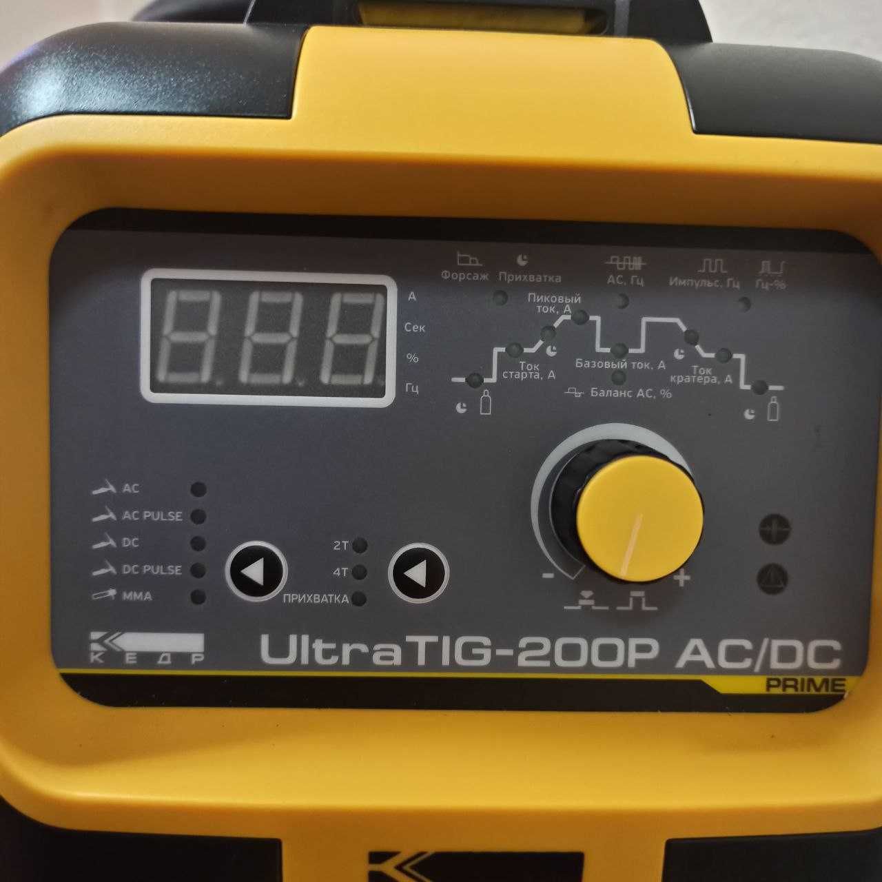 Установка аргонодуговой сварки КЕДР UltraTIG-200P AC/DC