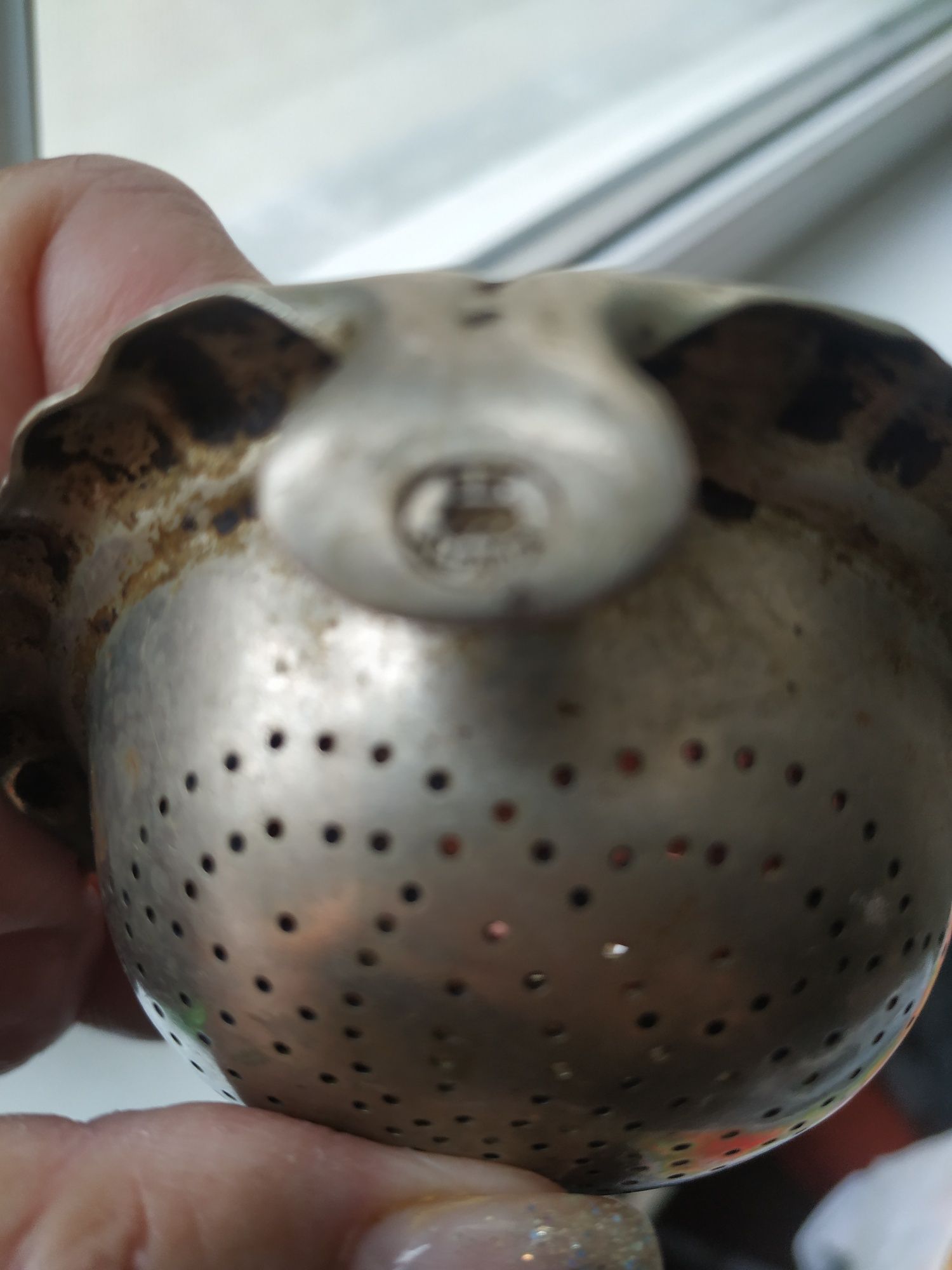 Vănd strecurător ceai și făraș pentru colecționari din alpa