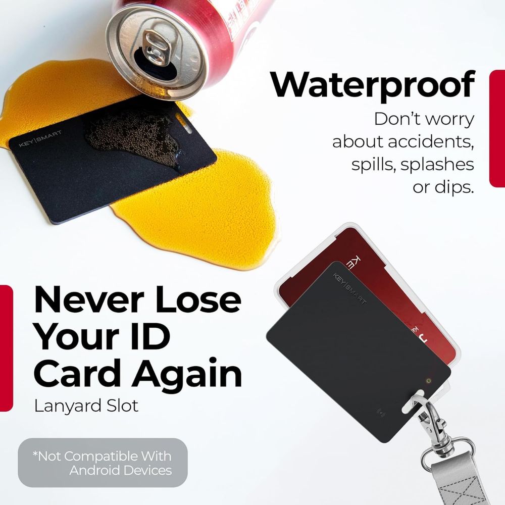 Проследяваща карта за портфейл KeySmart с Apple FindMy