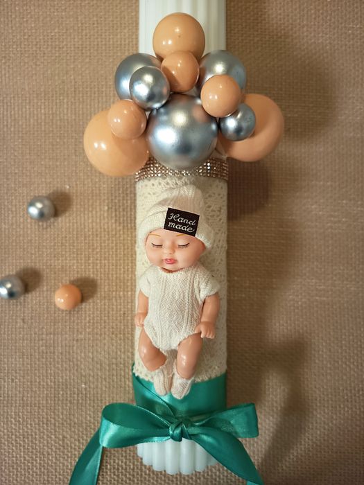 Lumanare botez handmade/ Personalizata