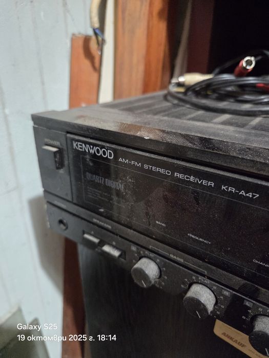 Колони  Denon и усилвател Kenwood