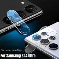 Samsung Galaxy S24 Ultra S24 S24+ / 3D 9H Стъклен протектор за камера