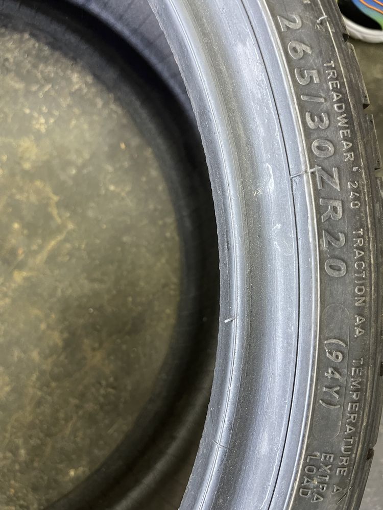 4 anvelope de vara 265/30/20 Dunlop