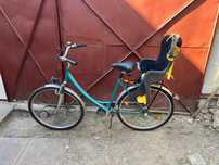 Bicicleta cu 7 viteze cu scaun pentru copil