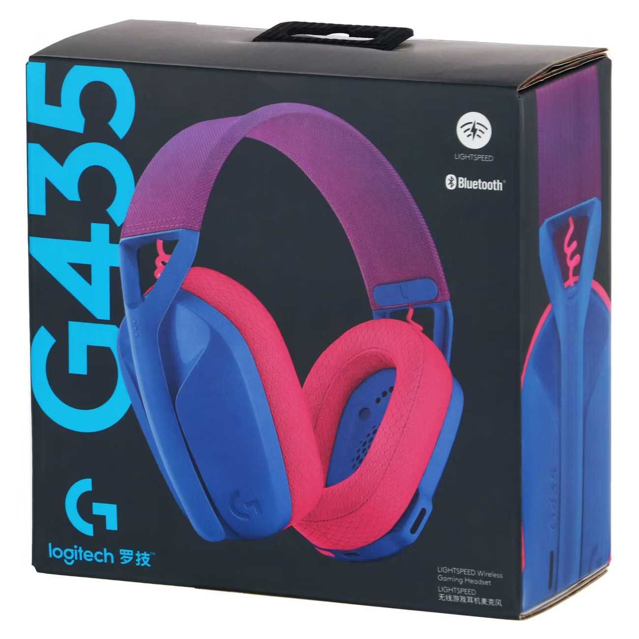 [НОВЫЕ] Наушники Logitech G435 Lightspeed Blue and Raspberry