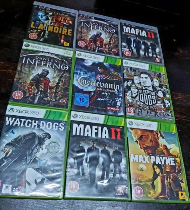 Call of Duty/Conan/Naruto/DragonB/LastOFS/Tekken/Killzone PS3/Xbox 360
