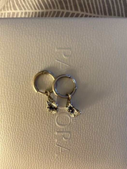 Cercei Pandora cu cristale zirconiu