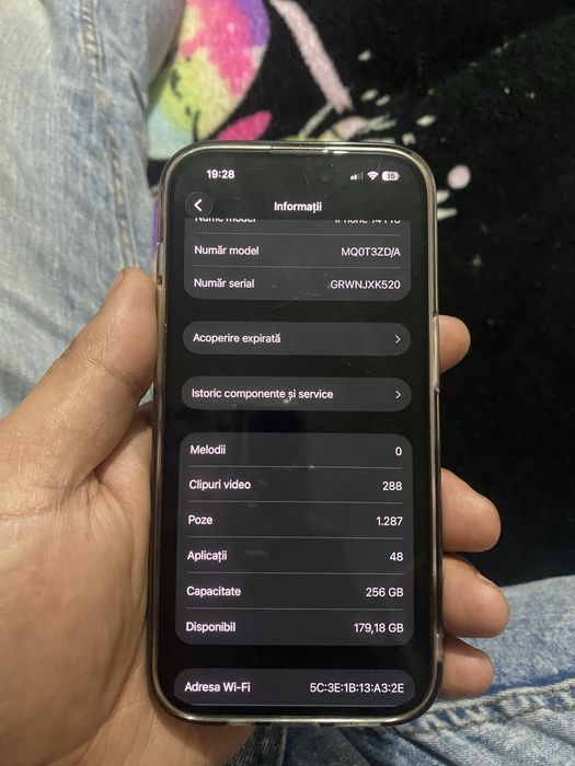 Vand iphone 14 pro 256