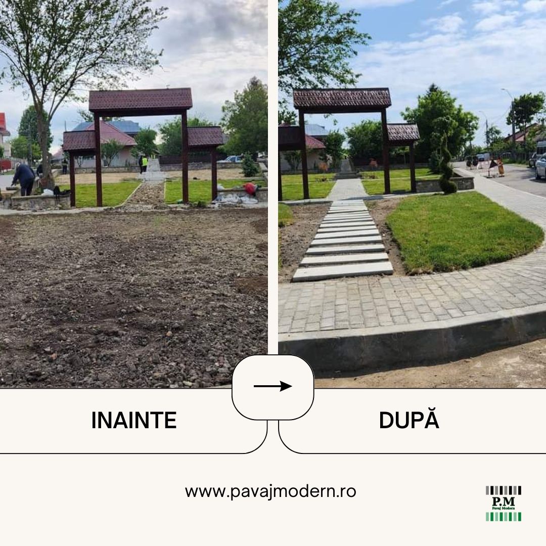 Pavaj,dale, pasi japonezi, placi beton armat