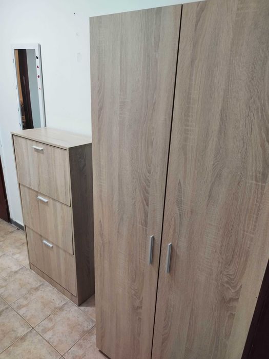 Спалня комплект с гардероб, ракла и скрин -шкафче и матрак безплатно