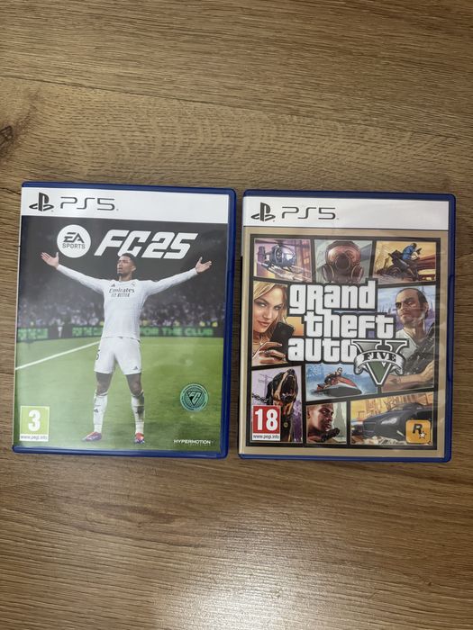 Fifa 25 и Gta 5 за PS5