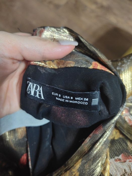 Rochie mini in forma de A metalica