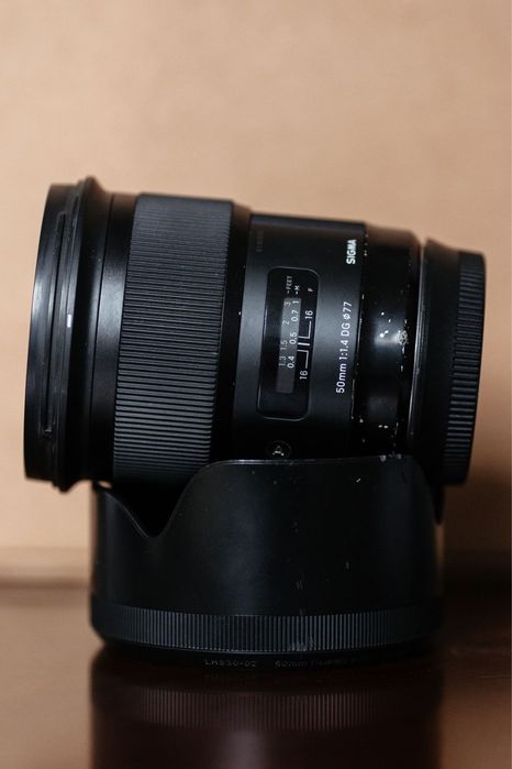 Vand Sigma art 50mm f1.4 Canon