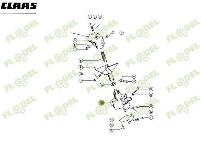 Grup complet descarcare combina CLAAS 603839