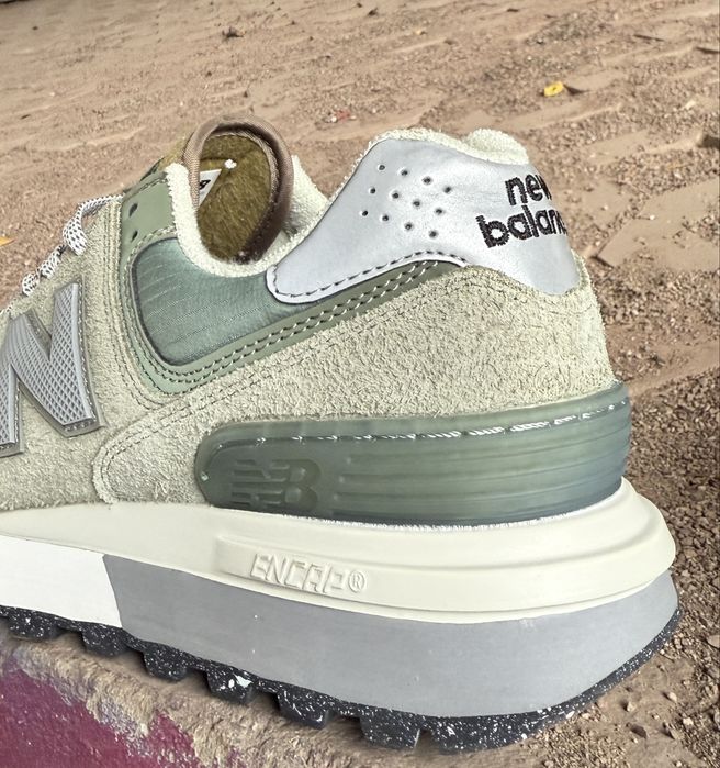 New balance 574 X Stone Island olive green