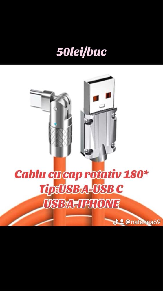 Cablu de date pentru telefoane toate tipurile, CALITATE PREMIUM!!!