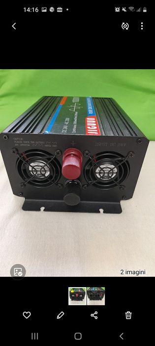 Vând invertor auto 24 v - 220v