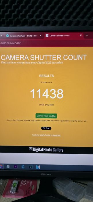 2 x Sony A6500 impecabile