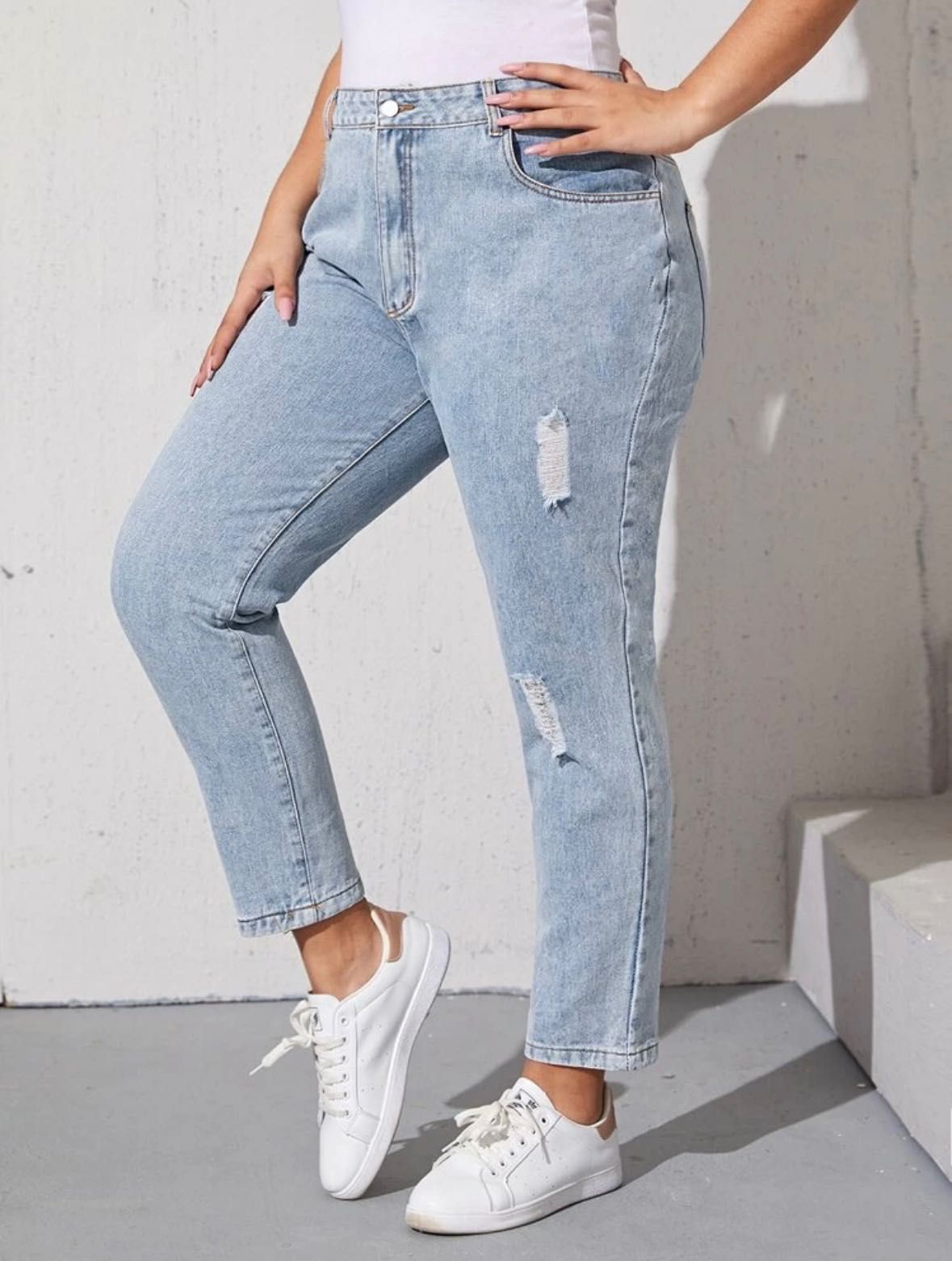 Дънки plus size mom jeans