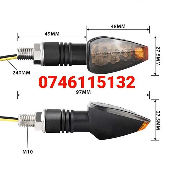 Semnalizare-Semnalizari LED-Motocicleta Moto Cross Atv-Clasice-Mic-Y17