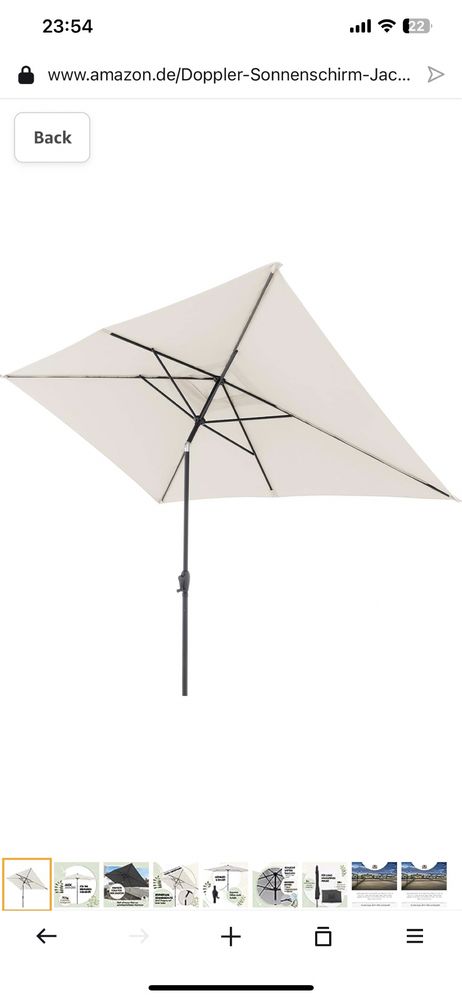 Umbrela de gradina / curte doppler