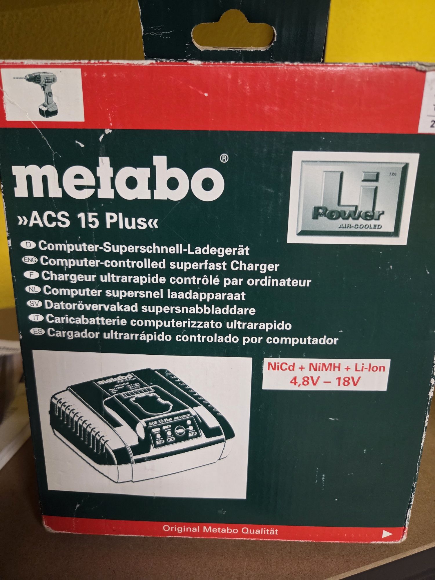 Метабо, Metabo, Бързо зарядно устройство ASS 15 Plus, 24-25.2 V, "ВЪЗД