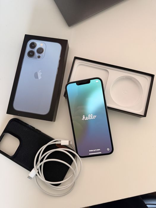 Apple iPhone 13 Pro Sierra Blue 256 GB, impecabil, ca nou, baterie 84%