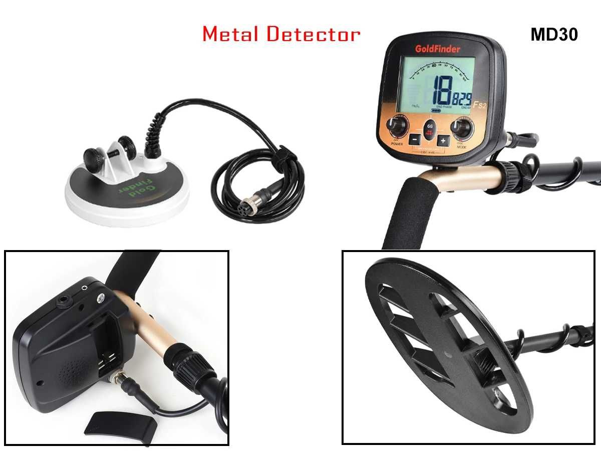 Detector de metale pentru aur cu aplicație largă