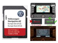Card navigatie RNS 315 VW Passat B7 Golf 6 Tiguan harti Romania 2020